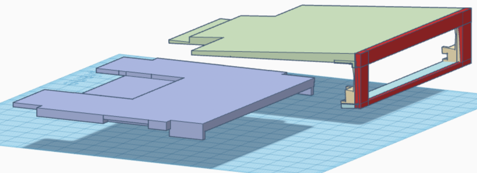 [Picture of two part NES plate]