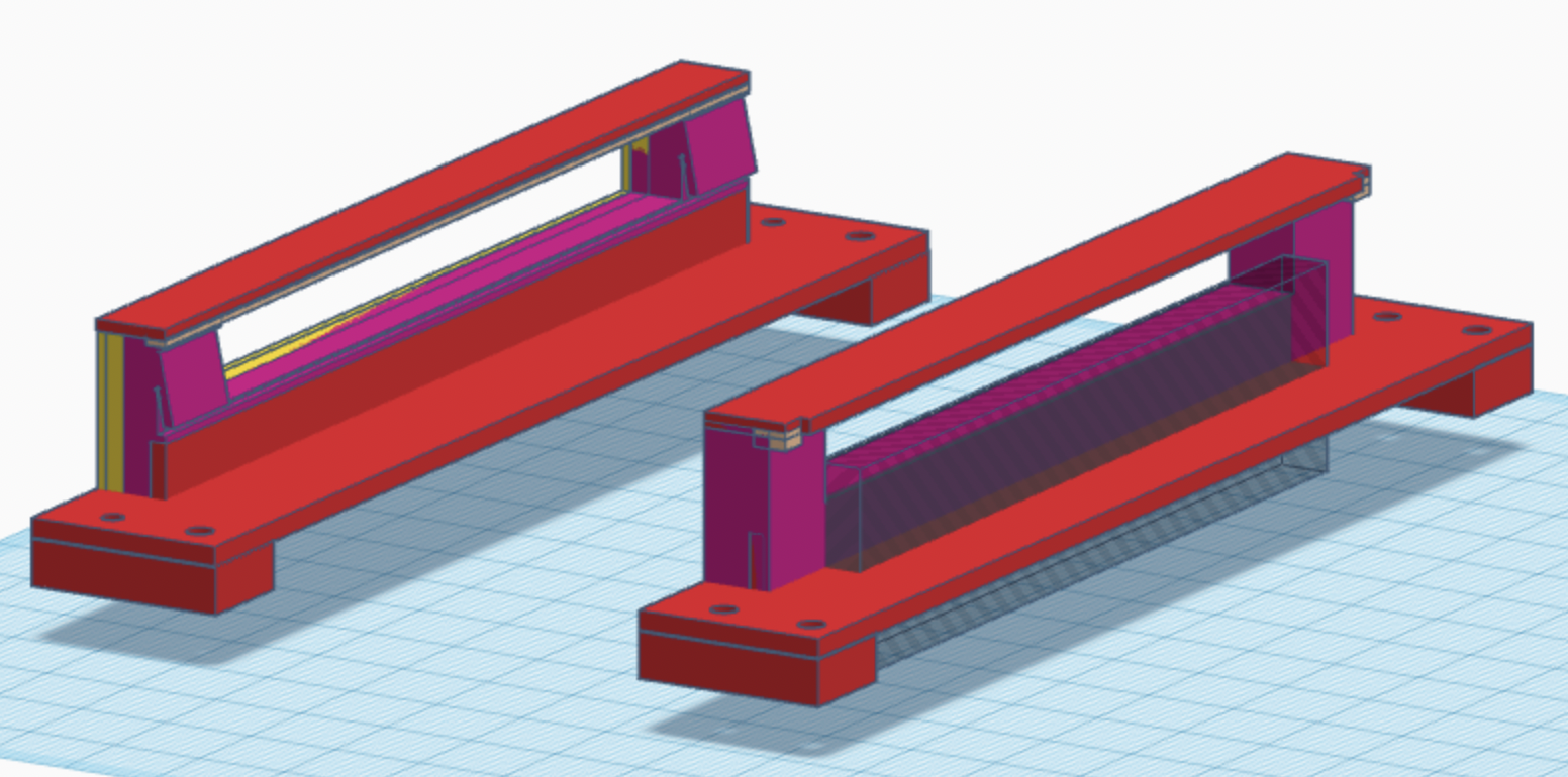 [Picture of NES bracket w/ 90 degree ribbon cable connector]