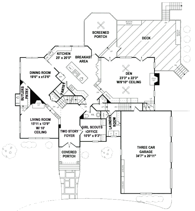 1st floor plan