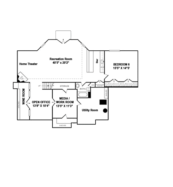 Basement floor plan